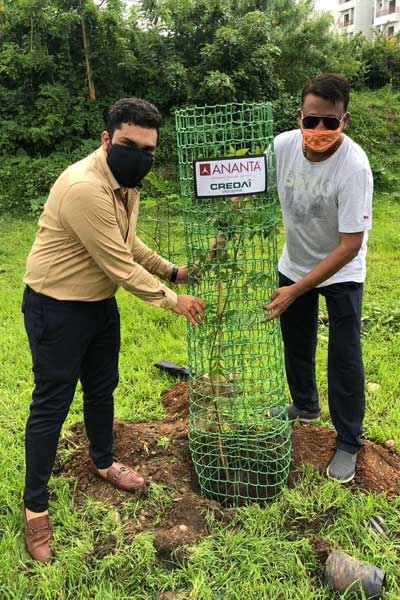 CREDAI Green Vadodara Tree Plantation Drive - 2020